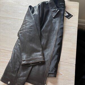 BRAND NEW w Tags - Men's Lambskin Leather jacket size Med. By Industry